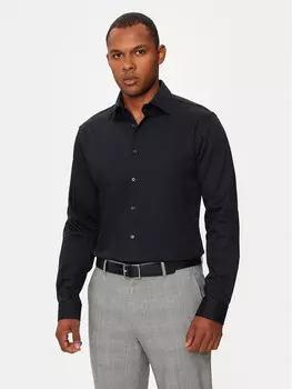 Рубашка узкого кроя Selected Homme, черный