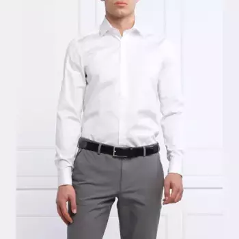 Рубашка узкого кроя Stenstrms, белый