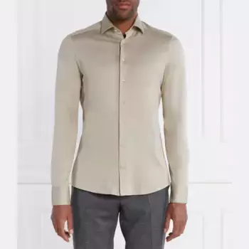 Рубашка узкого кроя Stenstrms, бежевый