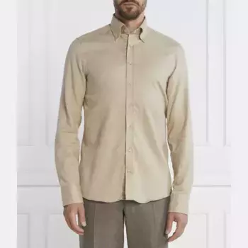 Рубашка узкого кроя Stenstrms, бежевый