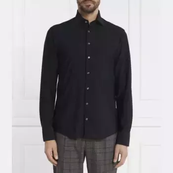 Рубашка узкого кроя Stenstrms, черный