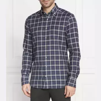 Рубашка узкого кроя Stenstrms, синий