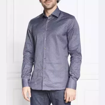 Рубашка узкого кроя Stenstrms, синий