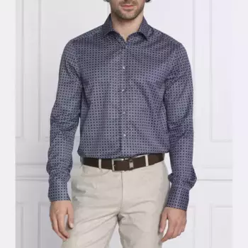 Рубашка узкого кроя Stenstrms, синий