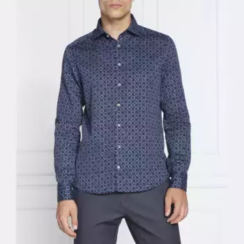 Рубашка узкого кроя Stenstrms, синий