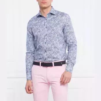 Рубашка узкого кроя Stenstrms, синий