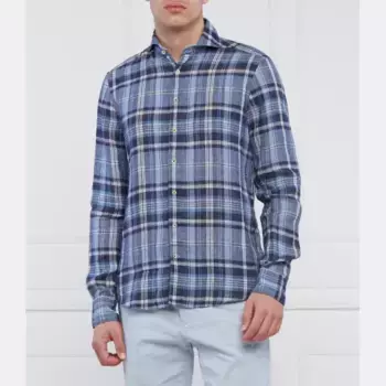 Рубашка узкого кроя Stenstrms, синий