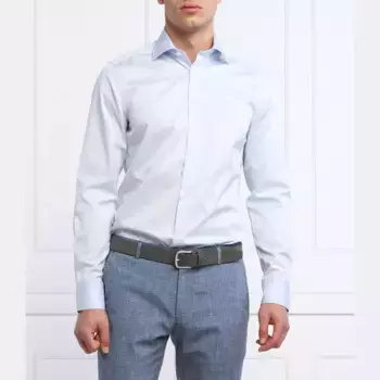 Рубашка узкого кроя Stenstrms, синий