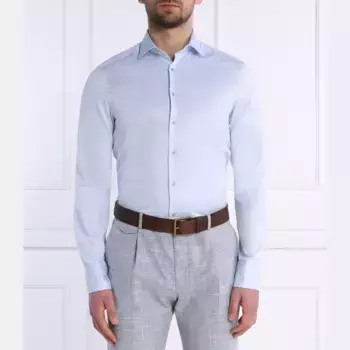 Рубашка узкого кроя Stenstrms, синий