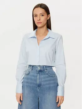 Рубашка узкого кроя Vero Moda, голубой