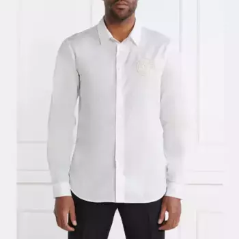 Рубашка узкого кроя Versace, белый