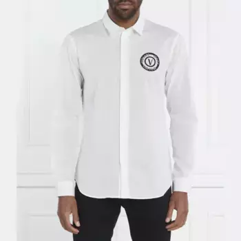 Рубашка узкого кроя Versace, белый