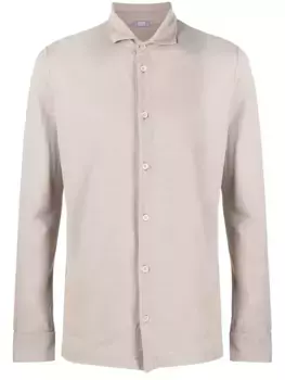 Рубашка узкого кроя Zanone, нейтральный