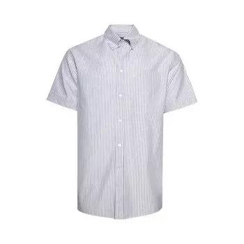 Рубашка Valentino Striped Button-Up Shirt 'White/Blue', разноцветный
