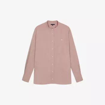 Рубашка Vannes с воротником-стойкой и манжетами на пуговицах Soeur, розовый