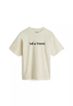 Рубашка VANS Tell A Friend, бежевый