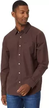 Рубашка Veeco Oxford Long Sleeve Volcom, цвет Pumice
