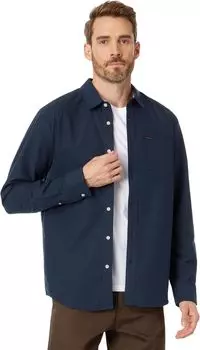 Рубашка Veeco Oxford Long Sleeve Volcom, темно-синий