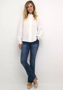 Рубашка Venea Frill Cream, цвет snow white