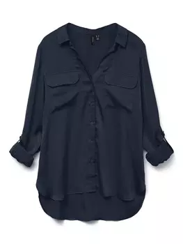 Рубашка VERO MODA Blouse LOU, ночной синий
