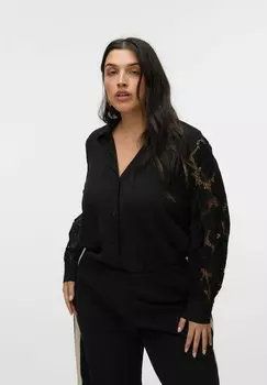 Рубашка Vero Moda Curve, черный
