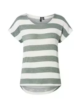 Рубашка VERO MODA, цвет mottled green/White