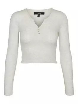 Рубашка VERO MODA Helin, пестрый серый
