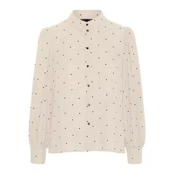 Рубашка Vero Moda Maya Poel, бежевый