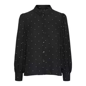 Рубашка Vero Moda Maya Poel, черный
