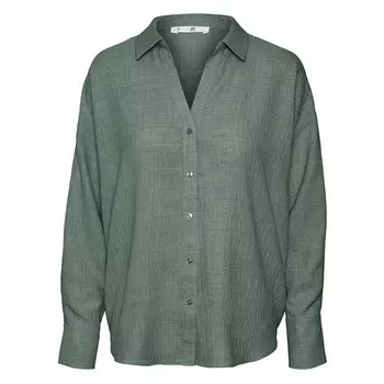 Рубашка Vero Moda Melaney Queeny, зеленый