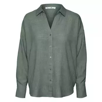 Рубашка Vero Moda Melaney Queeny, зеленый