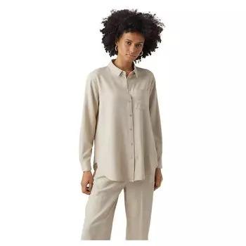 Рубашка Vero Moda Mymilo, бежевый