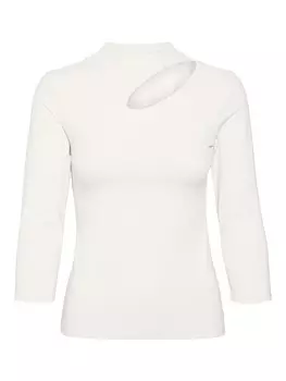 Рубашка VERO MODA, натуральный белый