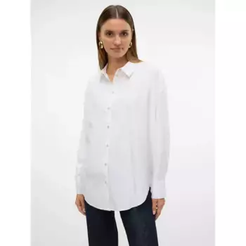 Рубашка Vero Moda Nora Oversize, белый