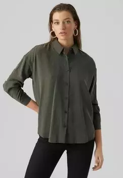 Рубашка Vero Moda QUEENY L/S WVN GA, цвет peat