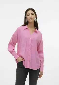 Рубашка Vero Moda, розовый