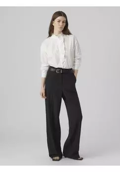 Рубашка Vero Moda с воротником-стойкой, белый
