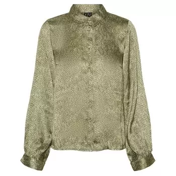 Рубашка Vero Moda Snakey, зеленый