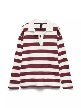 Рубашка VERO MODA SNCleo, цвет Ruby red