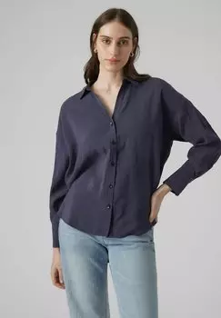 Рубашка Vero Moda, темно-синий