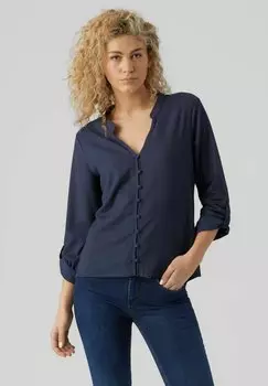 Рубашка Vero Moda, темно-синий