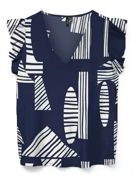 Рубашка VERO MODA, темно-синий