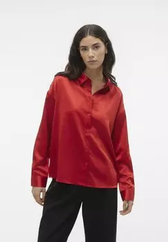 Рубашка Vero Moda VMMERLE, цвет pompeian red