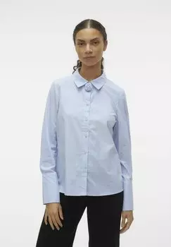 Рубашка Vero Moda ВМСИЛЬЯ L/S FLOWER EXP, цвет bright white