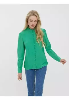Рубашка Vero Moda, зеленый
