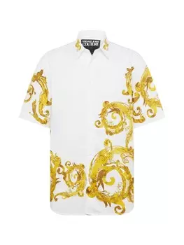 Рубашка Versace Jeans Couture Comfort fit Button Up, белый