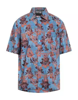 Рубашка Versace Jeans Couture, лазурный