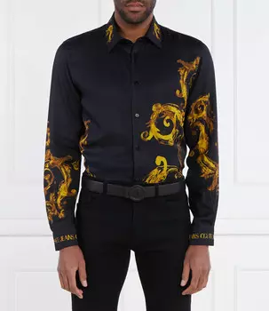 Рубашка Versace Jeans Couture Regular Fit, черный