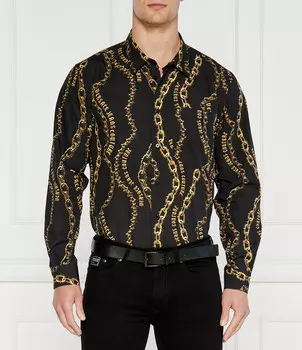 Рубашка Versace Jeans Couture Regular Fit, черный