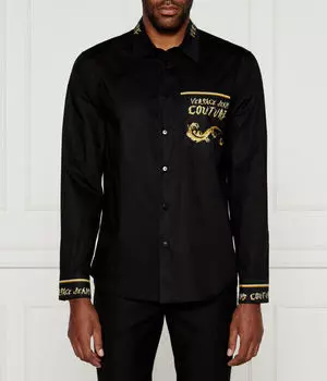 Рубашка Versace Jeans Couture Regular Fit, черный